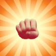 Vektor: heavy fist heavy fist