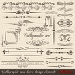 Calligraphic design elements
