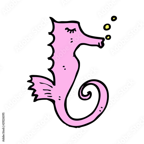 cartoon seahorse. cute seahorse cartoon