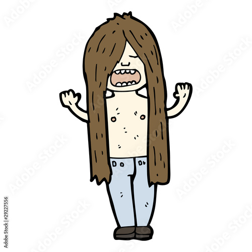 longhair man