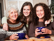 Grandmother, daughter and granddaughter