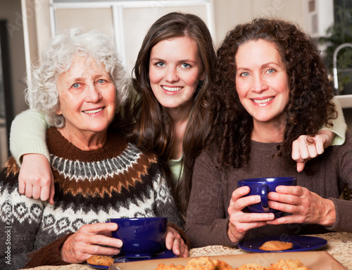 Photo: Grandmother, daughter and granddaughter Grandmother, daughter and granddaughter