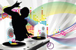 Vector: DJ music DJ music