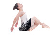 Beautiful young ballerina woman