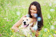 Photo: woman and dog woman and dog