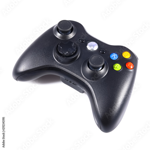 Photo: Wireless black gamepad Wireless black gamepad