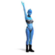 3D rendering with clipping path and shadow over white 3D rendering with clipping path and shadow over white