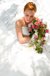 Foto: Wedding - bride with bouquet Wedding - bride with bouquet