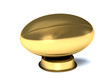 Close-up on a golden rugby trophy Close-up on a golden rugby trophy