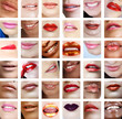 Photo: 36 women lips close-up 36 women lips close-up
