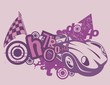 Grunge Automotive Background Grunge Automotive Background