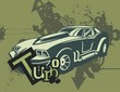 Grunge Automotive Background Grunge Automotive Background
