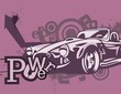 Grunge Automotive Background Grunge Automotive Background