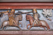 Jousting knights in Malbork castle, Poland Jousting knights in Malbork castle, Poland