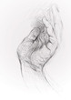 Open hand / realistic sketch (not auto-traced)