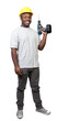 Construction Worker with Drill