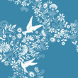 Floral and Bird