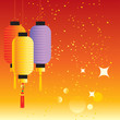 Chinese lanterns background