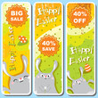 easter sale banners