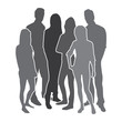 teenage group