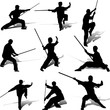 Kung-Fu poses with his staff