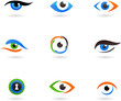 Vector: Eye logos and icons Eye logos and icons