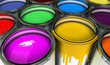 pots jaune et couleur