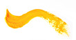 Yellow paint streak