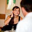 Flirtation of the nice girl