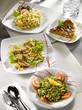 assortiment de plats de l'été - all'insegna dell'estate