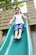 Little going down slide