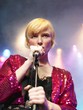 Pop Singer Performing on Stage