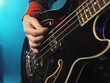 Bass Guitarist Performing