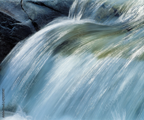 Photo: Waterfall, close-up Waterfall, close-up