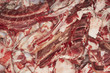 Variety of Meat Scraps thrown together
