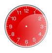 3d classic wall clock on white background 3d classic wall clock on white background