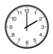 classic wall clock on the white wall classic wall clock on the white wall