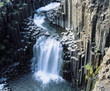 Cascade waterfall, elevated view