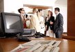Bussiness people having a meeting