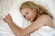 Woman sleeping in bed