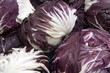 Purple cabbage heads