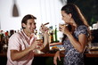 Couple in a bar