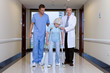 Helping an oldy lady to walk