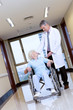 Senior woman in a wheelchair