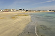 Plage à marée basse