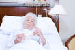 Photo: Elderly taking pills Elderly taking pills