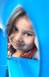Portrait of Cute Indian Little Girl