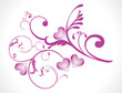 abstract love floral