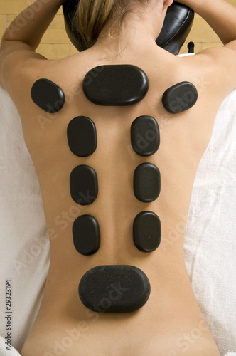 Photo: Hot stone-Massage Hot stone-Massage