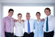 Happy business team